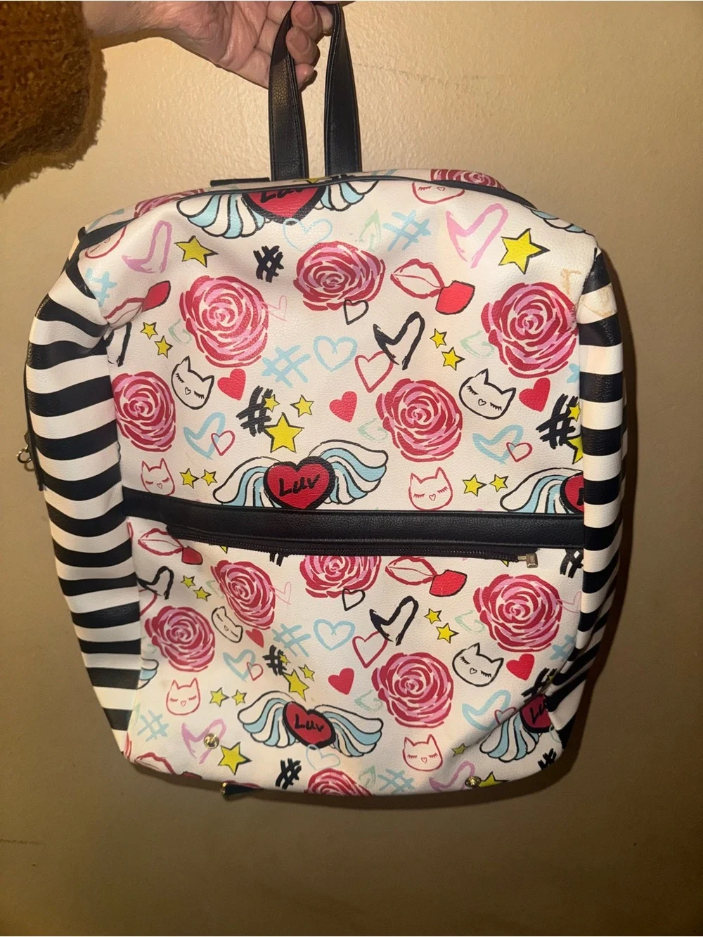 Betsey Johnson Graphic Backpack